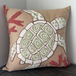 Turtle Throw Pillow
